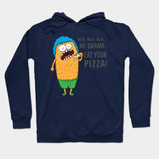 Monster eat pizza Hoodie